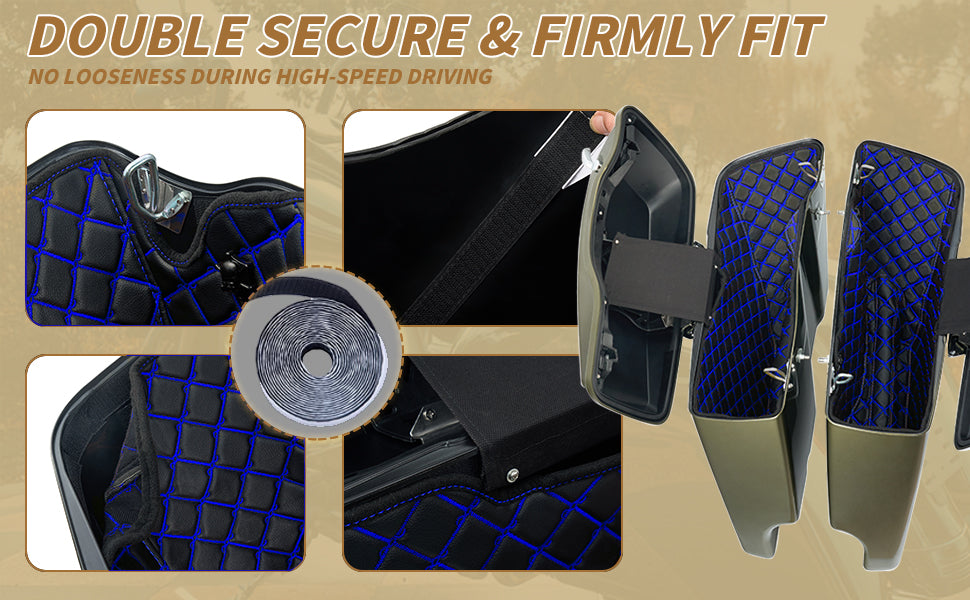 features of saddlebag liners for extended bags